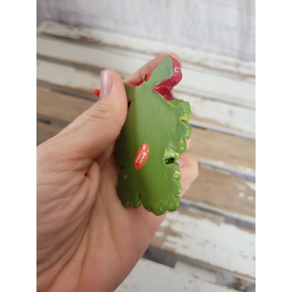 Holly mistletoe ornament vintage Xmas holiday tree - Picture 4 of 5